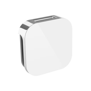 Click here to see Mr. Steam 104104WH-PC Mr Steam Aroma Glass 3 in. Steam Head in White Polished Chrome - 104104WH-PC