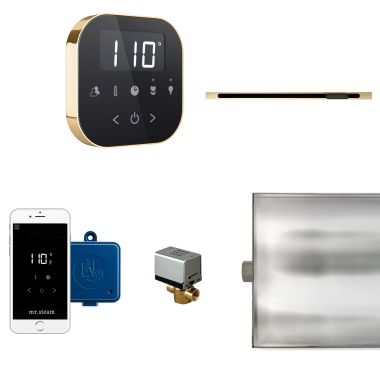 Click here to see Mr. Steam ABTLRLBKPB Mr Steam AirButler Linear Steam Generator Control Kit  Package in Black Polished Brass - ABTLRLBKPB