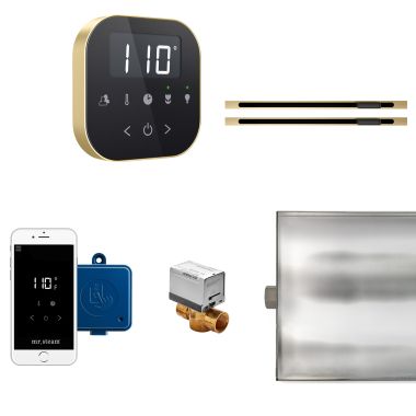 Click here to see Mr. Steam ABTLRLXBKSB Mr Steam AirButler Max Linear Steam Generator Control Kit  Package in Black Satin Brass - ABTLRLXBKSB