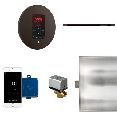 Click here to see Mr. Steam BTLRL1RORB Mr Steam Butler Linear Steam Generator Control Kit  Package in Round Oil Rubbed Bronze - BTLRL1RORB