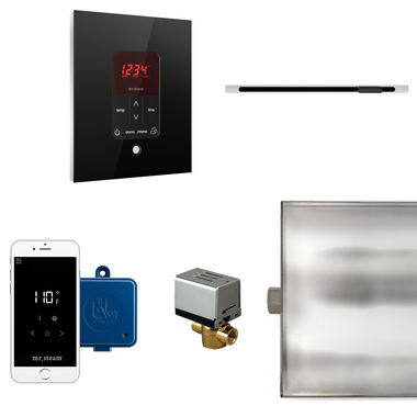 Click here to see Mr. Steam BTLRL1SBK Mr Steam Butler Linear Steam Generator Control Kit  Package in Square Black - BTLRL1SBK