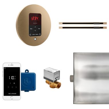 Click here to see Mr. Steam BTLRLXRBB Mr Steam Butler Max Linear Steam Generator Control Kit  Package in Round Brushed Bronze - BTLRLXRBB