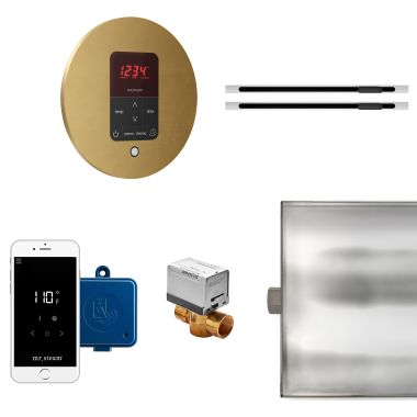 Click here to see Mr. Steam BTLRLXRRAW Mr Steam Butler Max Linear Steam Generator Control Kit  Package in Round Custom Plating - BTLRLXRRAW