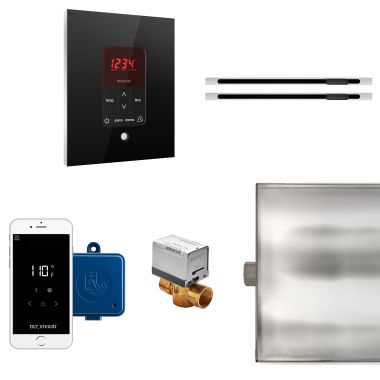 Click here to see Mr. Steam BTLRLXSBK Mr Steam Butler Max Linear Steam Generator Control Kit  Package in Square Black - BTLRLXSBK