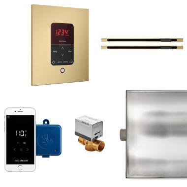 Click here to see Mr. Steam BTLRLXSSB Mr Steam Butler Max Linear Steam Generator Control Kit  Package in Square Satin Brass - BTLRLXSSB