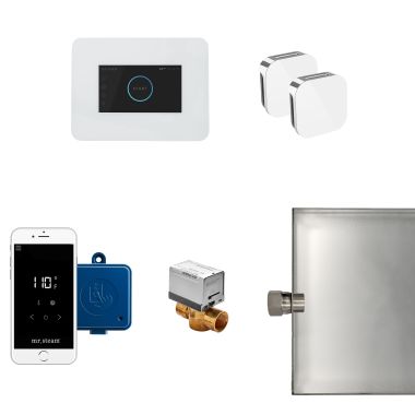 Click here to see Mr. Steam I3BUTLERXWH Mr Steam iButler Max Steam Generator Control Kit  Package in White - I3BUTLERXWH