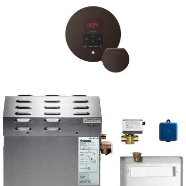 Click here to see Mr. Steam 05C1ACD0000 Mr Steam MS90EC1 5kW Steam Generator with Butler Round Package in Oil Rubbed Bronze - 05C1ACD0000