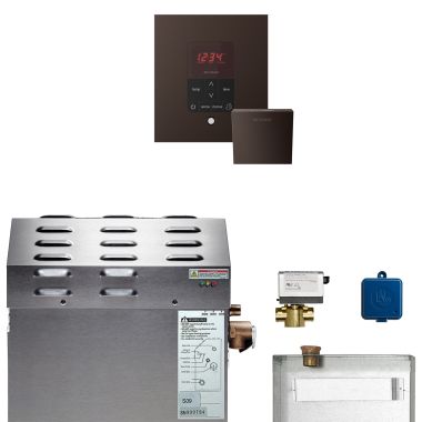 Click here to see Mr. Steam 07C1ADD0000 Mr Steam MS225EC1 7.5kW Steam Generator with Butler Square Package in Oil Rubbed Bronze - 07C1ADD0000