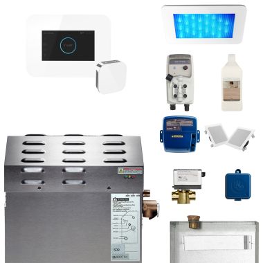 Click here to see Mr. Steam 06C1AF0BBJD Mr Steam MS150EC1 6kW Steam Generator with iDream White Package - 06C1AF0BBJD