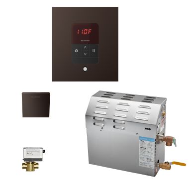 Click here to see Mr. Steam 225C1ATSQORB Mr Steam MS225EC1 7.MS90EC1 5kW Steam Generator with iTempo AutoFlush Square Package in Oil Rubbed Bronze - 225C1ATSQORB
