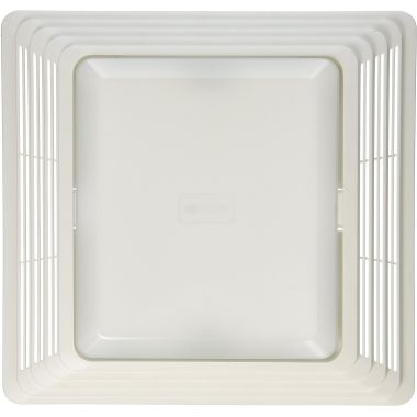 Click here to see Broan S97014094 Broan-NuTone Ceiling Mount Bathroom Fan Cover Grille and Lens - S97014094