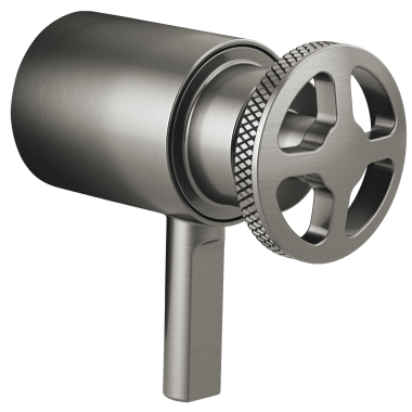 Click here to see Brizo HW6032-SL Brizo Litze Wheel/Notch Lever Handle Kit with Textural Knurling Detail for Litze Thermostatic Valve Trim , ADA, Brilliance Luxe Steel - HW6032-SL