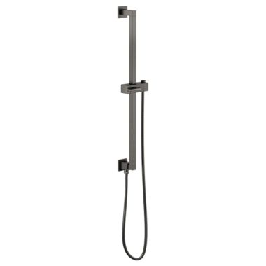 Click here to see Brizo 74799-SL Brizo 74799-SL Essential Linear Square Slide Bar with Metal Hose - Luxe Steel