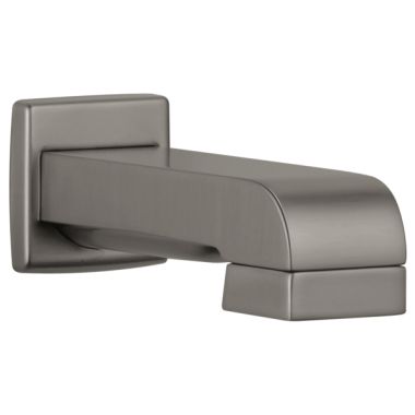 Click here to see Brizo RP64084SL Brizo Siderna 6-inch Wall Mounted Brilliance Luxe Steel Pull-down Diverter Tub Spout, Solid Brass, 1/2-inch Connection Size - RP64084SL