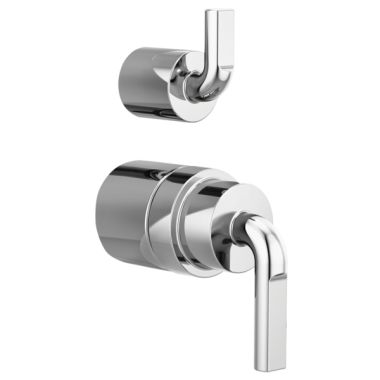 Click here to see Brizo HL75P39-PC Brizo Litze Presure Balance Valve With Diverter Trim Handle Kit - Notch Lever, Polished Chrome - HL75P39-PC
