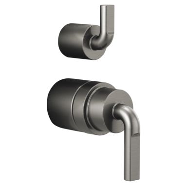 Click here to see Brizo HL75P39-SL Brizo Litze Presure Balance Valve With Diverter Trim Handle Kit - Notch Lever, Luxe Steel - HL75P39-SL