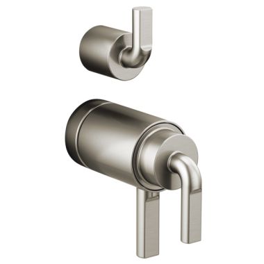 Click here to see Brizo HL7539-NK Brizo Notch Lever Handle Kit for Litze Thermostatic Valve with Diverter Trim,  ADA, Brilliance Luxe Nickel - HL7539-NK