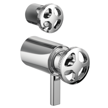 Click here to see Brizo HW7532-PC Brizo Litze Wheel Handle Kit for Litze TempAssure Thermostatic Valve with Diverter Trim, ADA, Polished Chrome - HW7532-PC