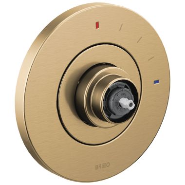 Click here to see Brizo T60P035-GLLHP Brizo Litze Pressure Balance Single-Handle Valve Trim, Less Handle, Luxe Gold - T60P035-GLLHP