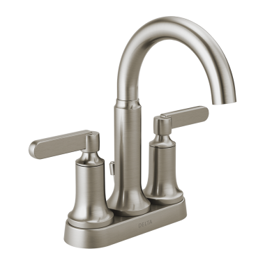 Click here to see Delta 25769LF-SP Delta Alux Spotshield Brushed Nickel Lavatory Faucet with Worry Free Drain Catch and 4