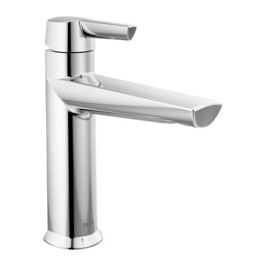 Click here to see Delta 571-PR-MPU-DST Delta Galeon Top-Handle Chrome Lavatory Faucet, Metal Pop-Up, Lumicoat, 1.2 GPM, DIAMOND Seal, Lever Handle - 571-PR-MPU-DST
