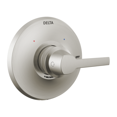 Click here to see Delta T14072-SS-PR Delta Galeon Monitor 14 Series Valve Trim, Lever Handle, Lumicoat Stainless Steel - T14072-SS-PR