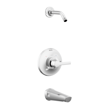 Click here to see Delta T14472-PR-LHD Delta T14472-PR-LHD Galeon Lumicoat Chrome Tub And Shower Trim