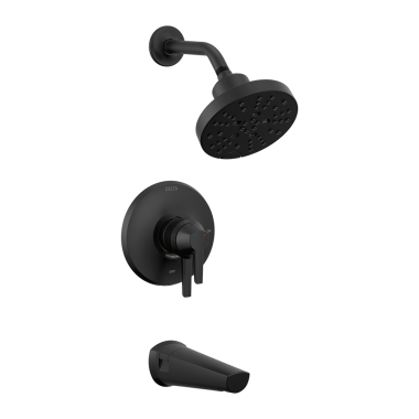 Click here to see Delta T17472-BL Delta T17472-BL Galeon Matte Black Tub And Shower Trim