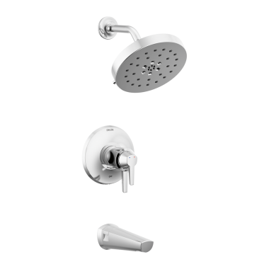 Click here to see Delta T17T471-PR Delta T17T471-PR Galeon Lumicoat Chrome Tub And Shower Trim