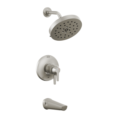 Click here to see Delta T17T471-SS-PR Delta T17T471-SS-PR Galeon Lumicoat Stainless Tub And Shower Trim