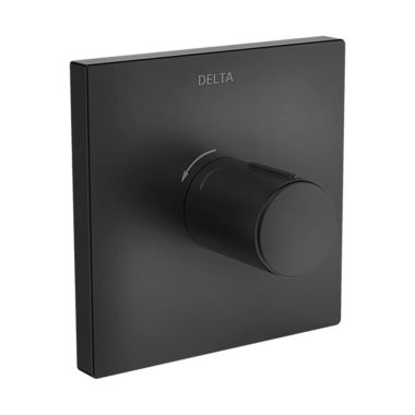Click here to see Delta T989002-BL Delta MagnaSpin High-Flow Volume Control Trim, Matte Black - T989002-BL