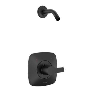 Click here to see Delta T142339-BLLHD-PP Delta Modern Monitor 14 Series Pressure-Balanced Single-Handle Shower Faucet, Lever Handle, ADA, Less Showerhead, Matte Black, Project Pack - T142339-BLLHD-PP