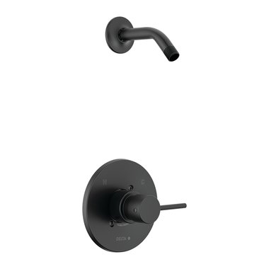 Click here to see Delta T14259-BLLHD-PP Delta Trinsic Monitor 14 Series Single-Handle Shower Faucet, Lever Handle, ADA, Less Showerhead, Project Pack, Matte Black - T14259-BLLHD-PP