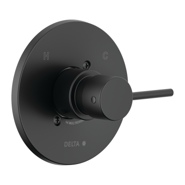 Click here to see Delta T14059-BL-PP Delta Modern Monitor 14 Series Valve Trim, Lever Handle, Project Pack Model, Matte Black - T14059-BL-PP