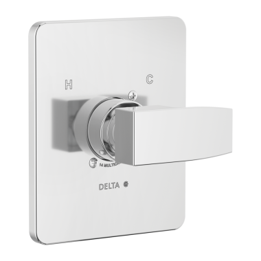 Click here to see Delta T14067-PP Delta Ara Monitor 14 Series Valve Trim, Lever Handle, Project Pack Model, Polished Chrome - T14067-PP