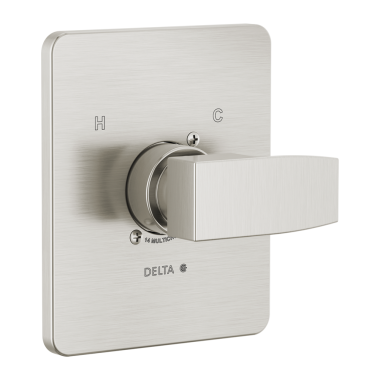 Click here to see Delta T14067-SS-PP Delta Ara Monitor 14 Series Valve Trim, Lever Handle, Project Pack Model, Stainless Steel - T14067-SS-PP