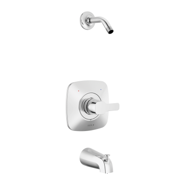 Click here to see Delta T144339-LHD-PP Delta T144339-LHD-PP Modern Bath Collection 14 Series Monitor Single handle pressure balanced Less Head Tub & Shower Trim - Chrome