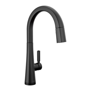 Click here to see Delta 9191T-BL-DST Delta Monrovia Touch2O Single Handle Pull-Down Kitchen Faucet, Matte Black - 9191T-BL-DST