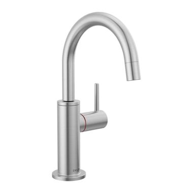 Click here to see Delta 1930LF-H-AR Delta Contemporary Round Hot Water Faucet, Arctic Stainless - 1930LF-H-AR