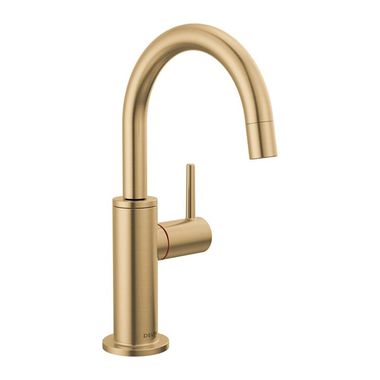 Click here to see Delta 1930LF-H-CZ Delta Contemporary Round Hot Water Faucet, Champagne Bronze - 1930LF-H-CZ