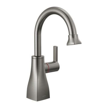 Click here to see Delta 1940-KS-DST Delta Contemporary Square One-Handle Beverage Faucet, Black Stainless - 1940-KS-DST