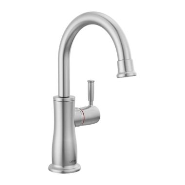Click here to see Delta 1960LF-H-AR Delta Traditional One-Handle Instant Hot Water Faucet, Arctic Stainless - 1960LF-H-AR