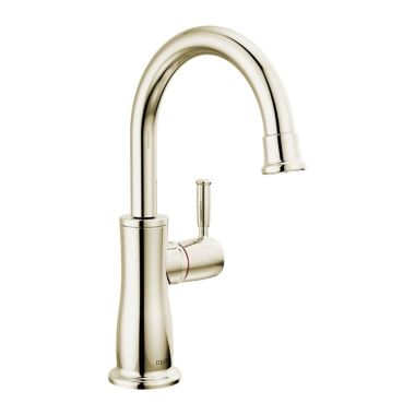 Click here to see Delta 1960LF-H-PN Delta Traditional One-Handle Instant Hot Water Faucet, Polished Nickel - 1960LF-H-PN