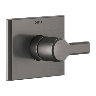Click here to see Delta T14099-KS-PR Delta Pivotal Monitor 14 Series Valve Trim, Lever Handle, Lumicoat Black Stainless - T14099-KS-PR