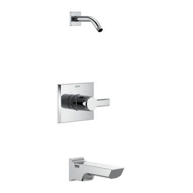Click here to see Delta T14499-PR-LHD Delta Pivotal Monitor 14 Series Single-Handle Tub/Shower Faucet, Lever Handle, Less Showerhead, Lumicoat, Chrome - T14499-PR-LHD