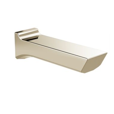 Click here to see Delta RP90159PNPR Delta 7-1/2in Pivotal Lumicoat Polished Nickel Wall-Mount Non-Diverter Tub Spout for Delta T17499 Tub/Shower Trim Series, Single-Hole Installation - RP90159PNPR