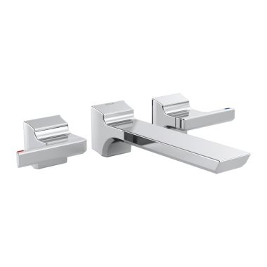 Click here to see Delta T3599LF-PR-WL Delta Pivotal Wall-Mount Chrome Lavatory Faucet for 8