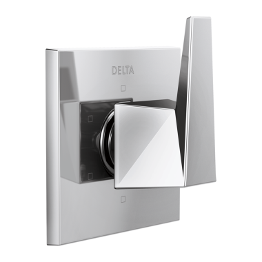 Click here to see Delta T11943-PR Delta Trillian 6-Function Diverter Valve Trim, Lever Handle, 3-Port, Lumicoat Polished Chrome - T11943-PR