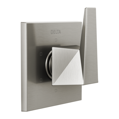 Click here to see Delta T11943-SS-PR Delta Trillian 6-Function Diverter Valve Trim, Lever Handle, 3-Port, Lumicoat Stainless Steel - T11943-SS-PR