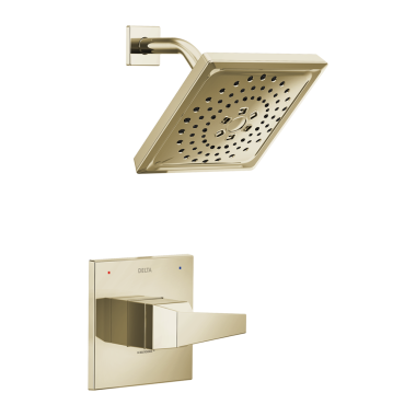 Click here to see Delta T14243-PN-PR Delta Trillian Monitor 14 Series Single-Handle H2Okinetic Shower Faucet, 1.75 GPM, Lever Handle, ADA, Lumicoat, Polished Nickel - T14243-PN-PR